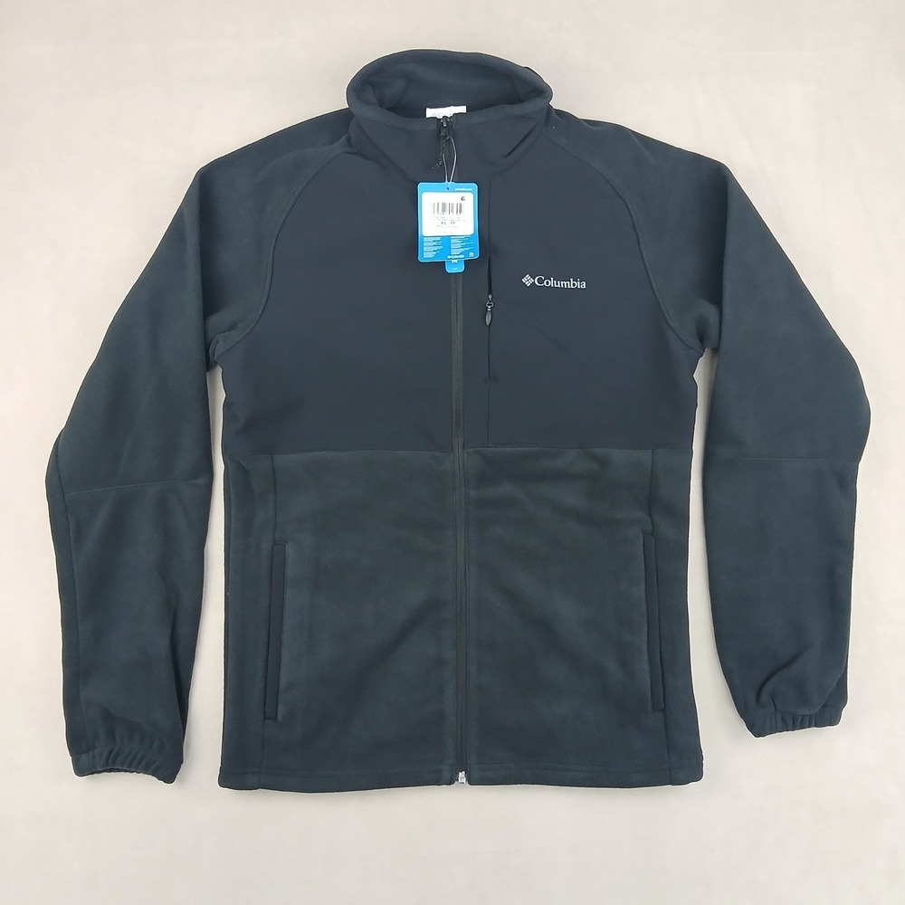 Columbia Sage Peak XS Mens Jacket Full Zip Fleece 19x26 NWT
